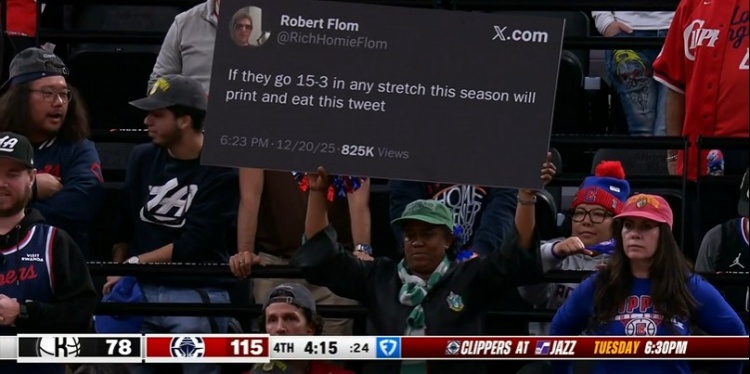 开云体育下载app-👍有种！被快船&amp;哈登等众将点名的吃推特球迷 今日直播说到做到